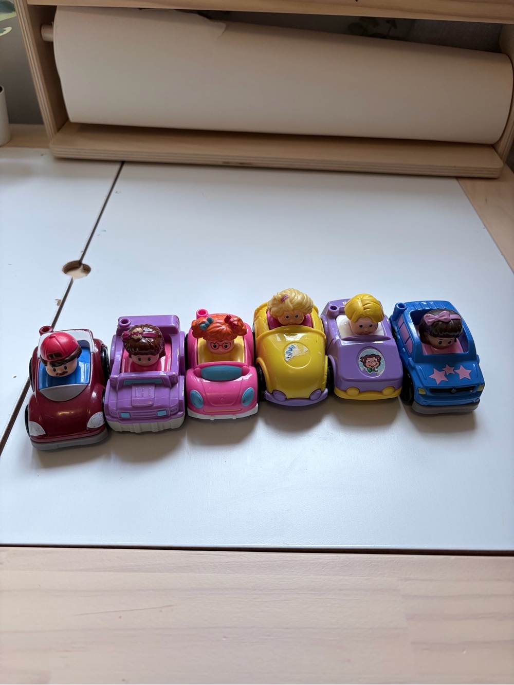 Fisher-Price Little People Assorted Wheelies - Set of 6